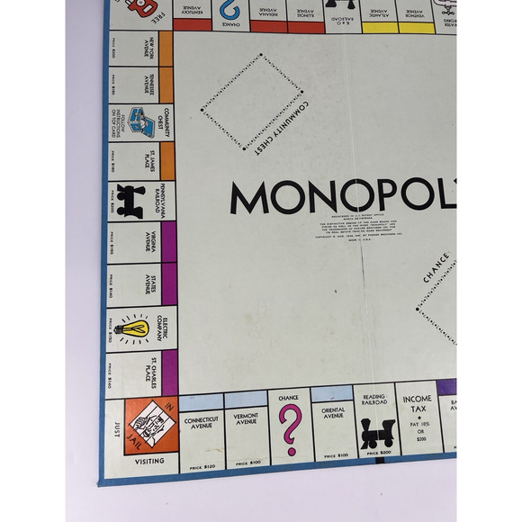 Vintage 1975 Monopoly No.9 Board Game Parker Brothers Family Night Collectible - Picture 10 of 16